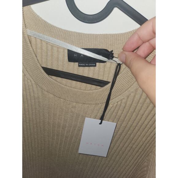 HATCH Lydia maternity sweater dress in Sable 4 NwT - Picture 3 of 4